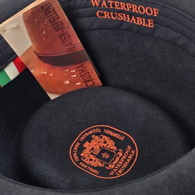 Hüte - Gårda Asolo Pork Pie Wool Hat (blau)