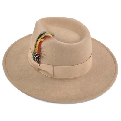 Hüte - Gårda Astoria Fedora (beige)