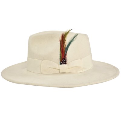 Hüte - Gårda Astoria Fedora (weiß)