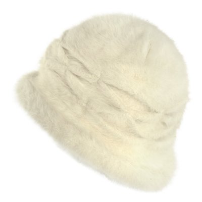 Hüte - Gårda Atri Angora Cloche (weiß)