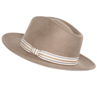 Hüte - Gårda Belluno Crushable Wool felt Fedora (beige)