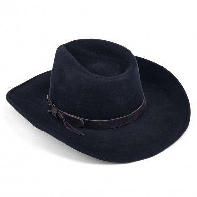 Hüte - Gårda Bowmont Crushable Wool felt Western hat (blau)
