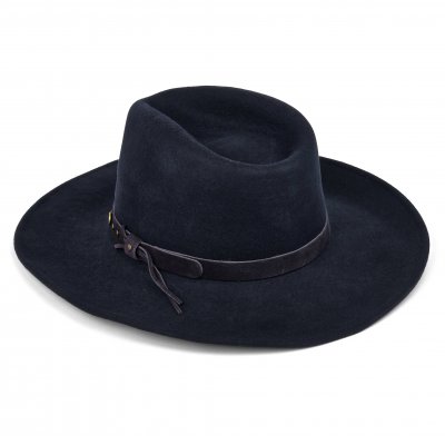 Hüte - Gårda Bowmont Crushable Wool felt Western hat (blau)