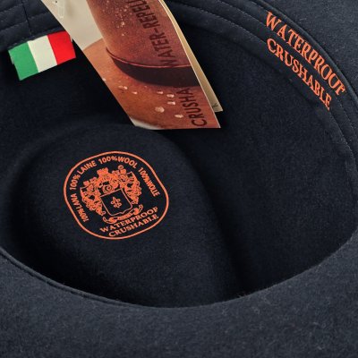 Hüte - Gårda Bowmont Crushable Wool felt Western hat (blau)