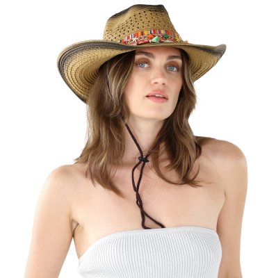 Strohhut - Gårda Cassis Western Hat (braun)