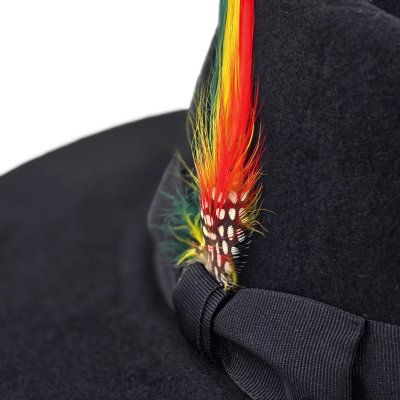 Hüte - Gårda Everett Fedora (schwarz)