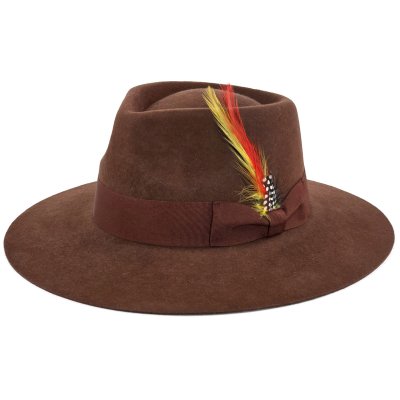 Hüte - Gårda Everett Fedora (braun)