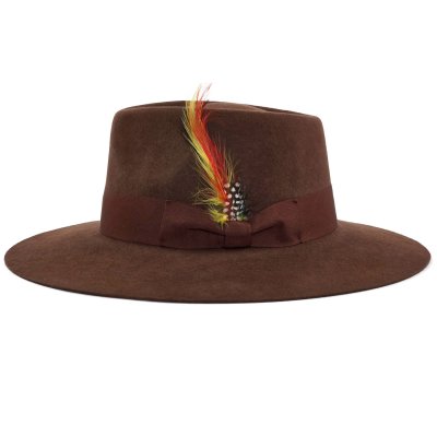 Hüte - Gårda Everett Fedora (braun)