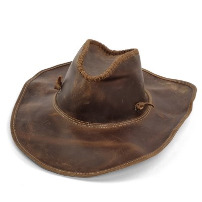 Hüte - Gårda Grafton Leather Cowboy (braun)