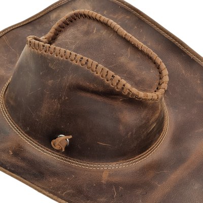 Hüte - Gårda Grafton Leather Cowboy (braun)