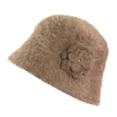 Hüte - Gårda Le Vigan Angora Bucket Hat (braun)