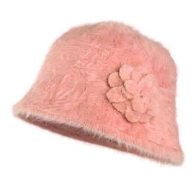 Hüte - Gårda Le Vigan Angora Bucket Hat (rosa)
