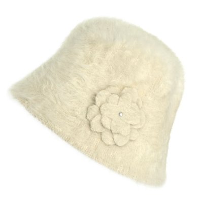 Hüte - Gårda Le Vigan Angora Bucket Hat (weiß)