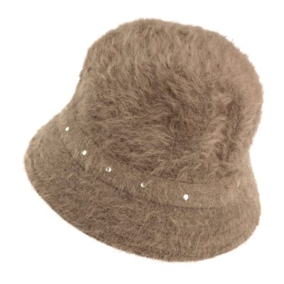 Hüte - Gårda Liskeard Angora Bucket Hat (braun)
