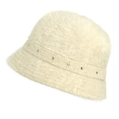 Hüte - Gårda Liskeard Angora Bucket Hat (weiß)