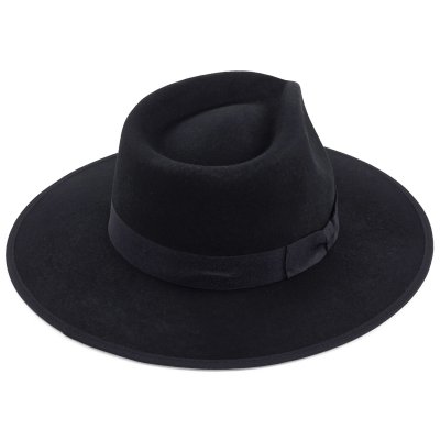 Hüte - Gårda Mapleton Wide brimmed Fedora (schwarz)