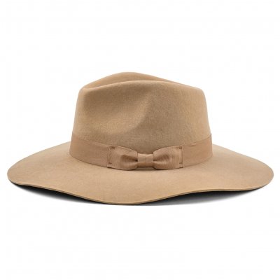 Hüte - Gårda Marcola Wide brimmed Fedora (beige)