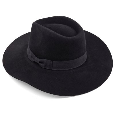 Hüte - Gårda Marcola Wide brimmed Fedora (schwarz)
