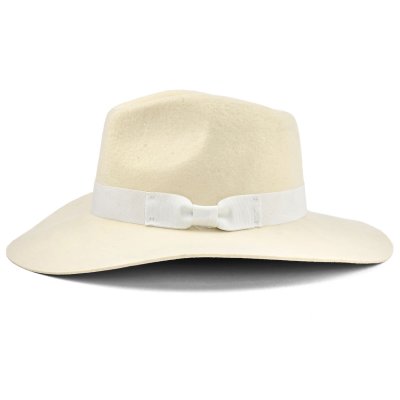 Hüte - Gårda Marcola Wide brimmed Fedora (weiß)