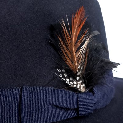 Hüte - Gårda Molinella Crushable Wool felt Fedora (blau)