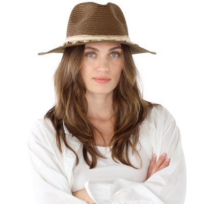 Strohhut - Gårda Nerja Fedora (braun)