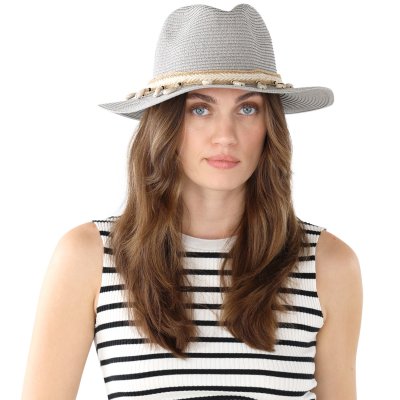 Strohhut - Gårda Nerja Fedora (grau)