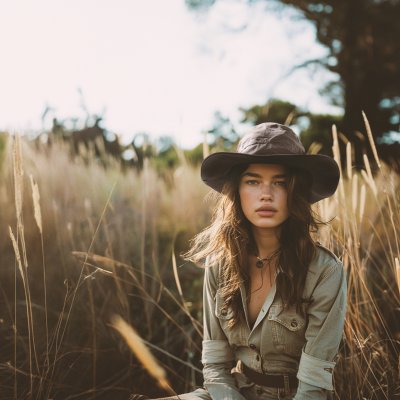 Hüte - Gårda Nigula Outdoor Hat (greige)