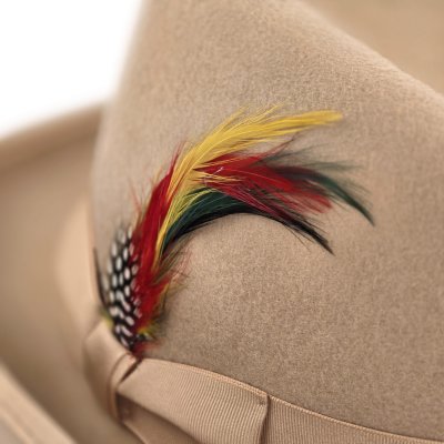 Hüte - Gårda Ocala Player Woolfelt (beige)