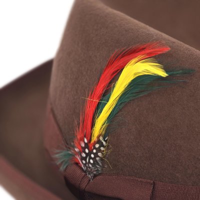 Hüte - Gårda Ocala Player Woolfelt (braun)