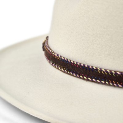 Hüte - Gårda Toquerville Crushable Wool felt Western hat (creme)
