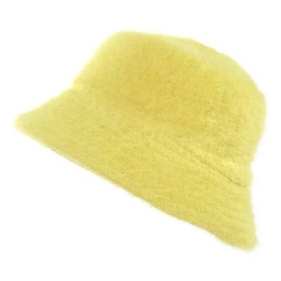 Hüte - Gårda Orvieto Angora Bucket Hat (gelb)