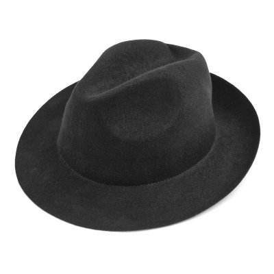 Hüte - Gårda Osiglia Fedora Wool Hat (schwarz)