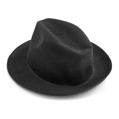 Hüte - Gårda Osiglia Fedora Wool Hat (schwarz)