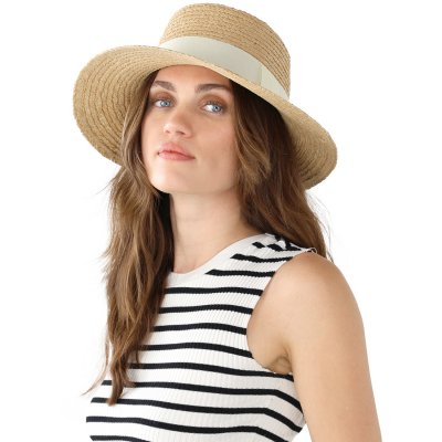 Strohhut - Gårda Palma Gambler (natur/beige)