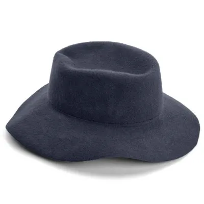 Hüte - Gårda Pinerolo Unstructured Wool Hat (blau)