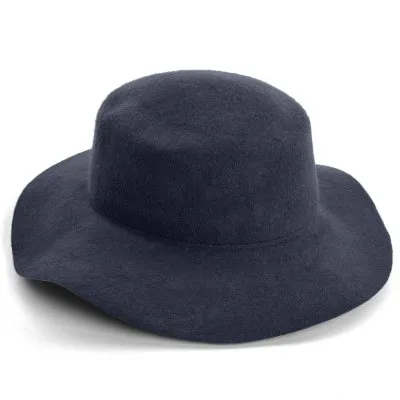 Hüte - Gårda Pinerolo Unstructured Wool Hat (blau)