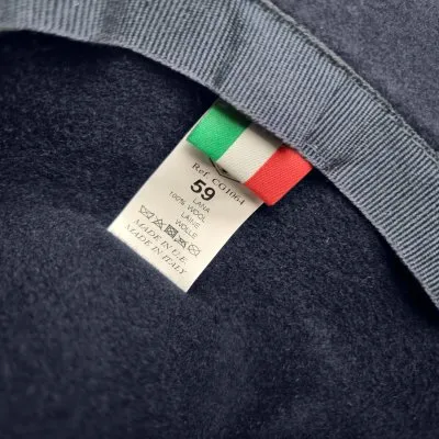 Hüte - Gårda Pinerolo Unstructured Wool Hat (blau)