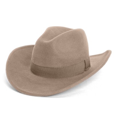 Hüte - Gårda Pocatello Crushable Wool felt Western hat (beige)