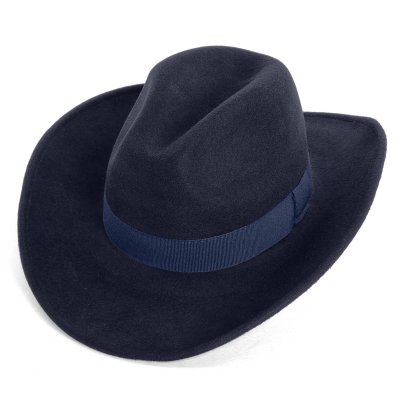 Hüte - Gårda Pocatello Crushable Wool felt Western hat (blau)