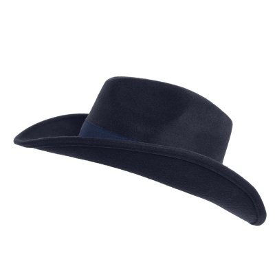 Hüte - Gårda Pocatello Crushable Wool felt Western hat (blau)