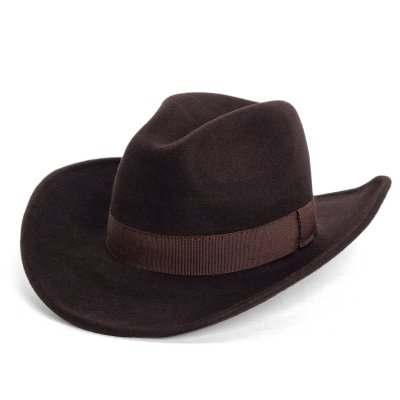 Hüte - Gårda Pocatello Crushable Wool felt Western hat (braun)