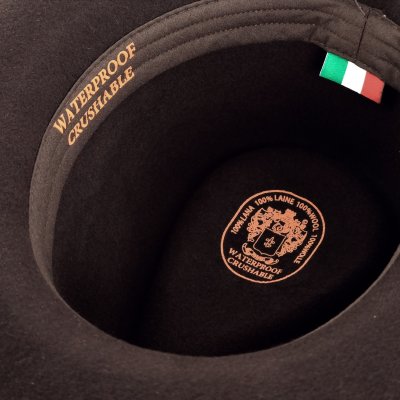 Hüte - Gårda Pocatello Crushable Wool felt Western hat (braun)