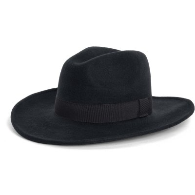 Hüte - Gårda Pocatello Crushable Wool felt Western hat (schwarz)