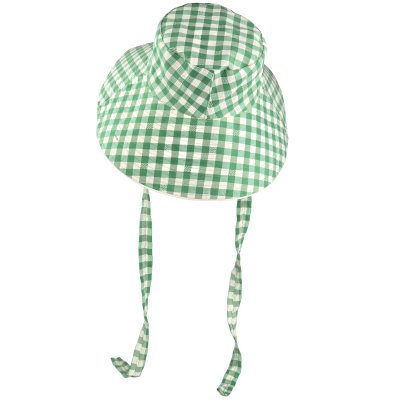 Hüte - Gårda Poppy Checkered sun hat (grün)