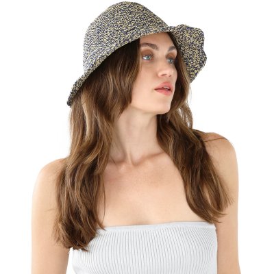 Strohhut - Gårda Portofino Bucket hat (blau)