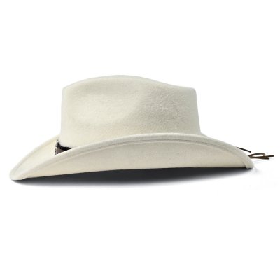 Hüte - Gårda Santaquin Crushable Wool felt Western hat (weiß)