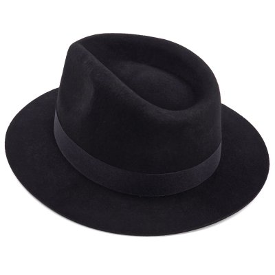 Hüte - Gårda Tacoma Fedora (schwarz)