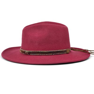 Hüte - Gårda Toquerville Crushable Wool felt Western hat (rot)