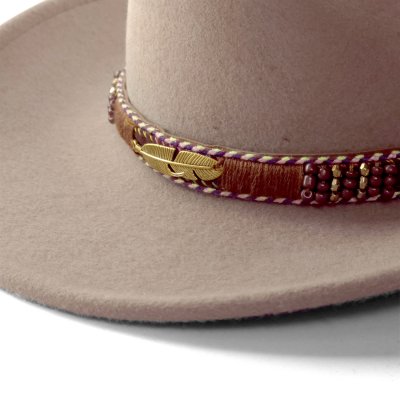 Hüte - Gårda Toquerville Crushable Wool felt Western hat (beige)