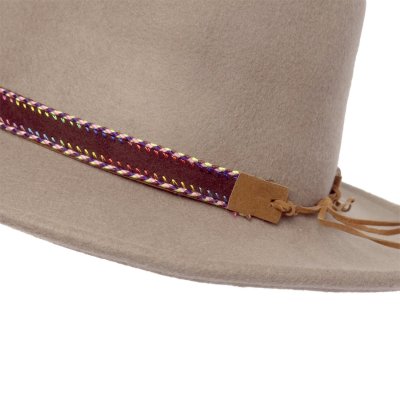 Hüte - Gårda Toquerville Crushable Wool felt Western hat (beige)